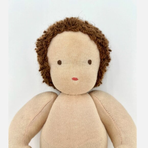 Handmade Waldorf Baby Doll Small Size Cloth Jointed 12" Tall - Picture 6 of 8